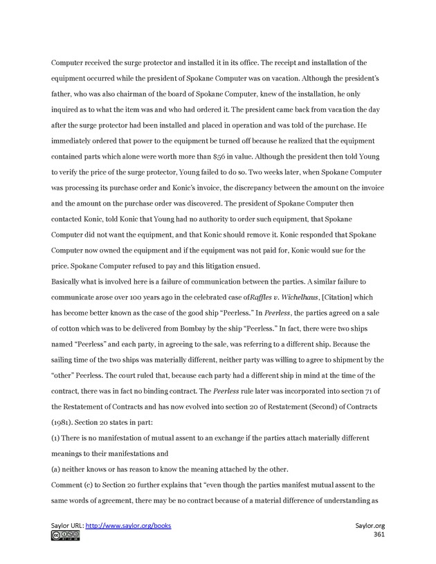 Business Law and the Legal Environment - Page 361
